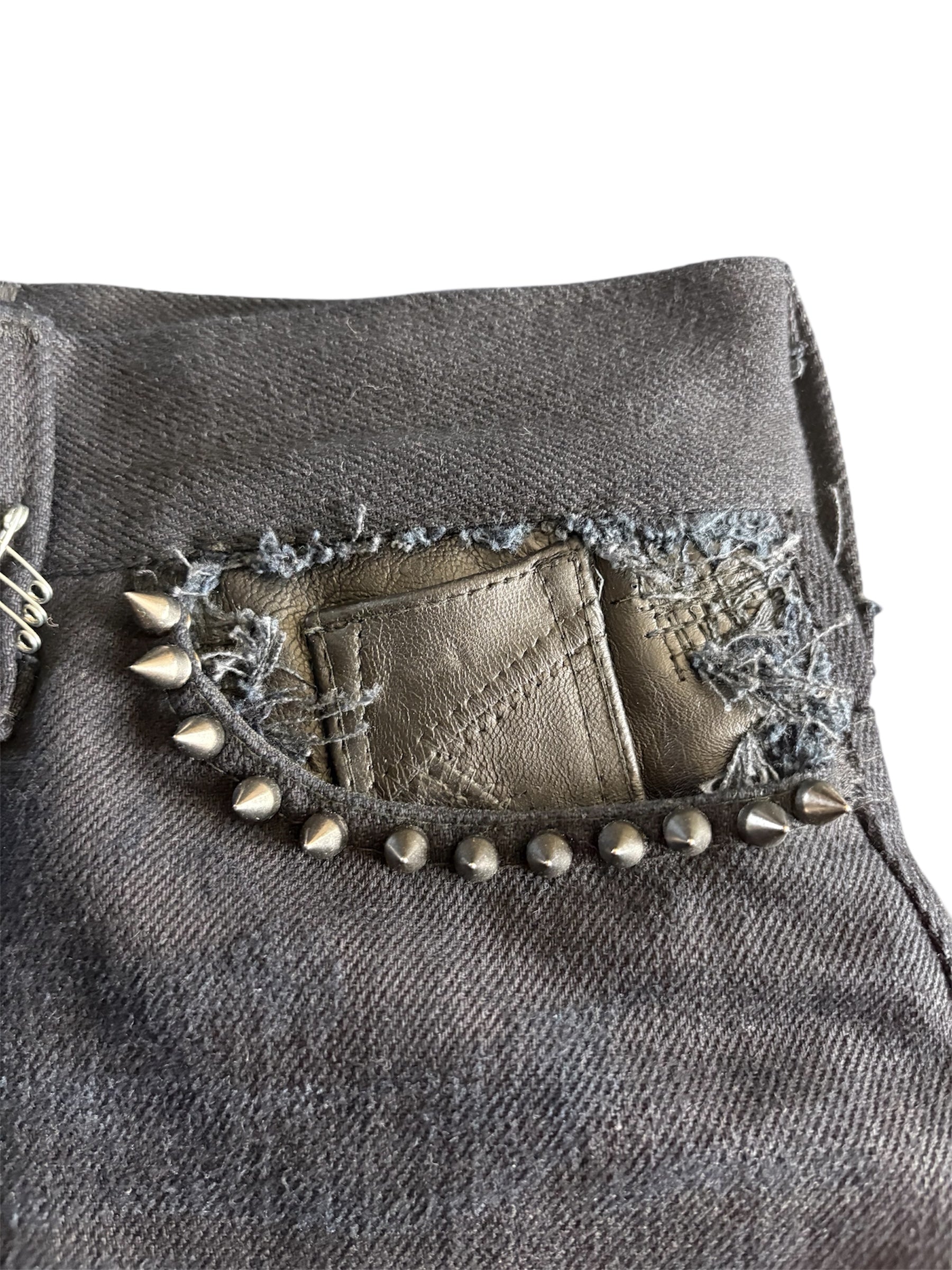 Women's Studded Mini Skirt